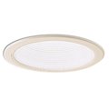 Nora Lighting Nora Lighting NL-610W 6 in.;LV;STEPPED BAF.;ADJ;WHITE NL-610W